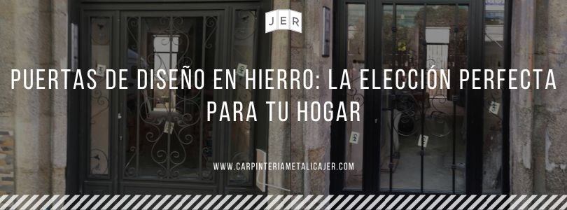 Puertas de diseño en hierro